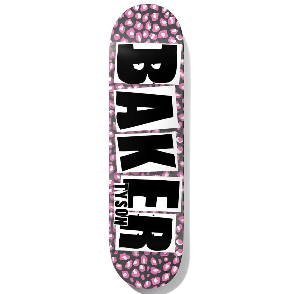 Baker Skateboards Tyson Brand Logo Hot Cheetah Deck