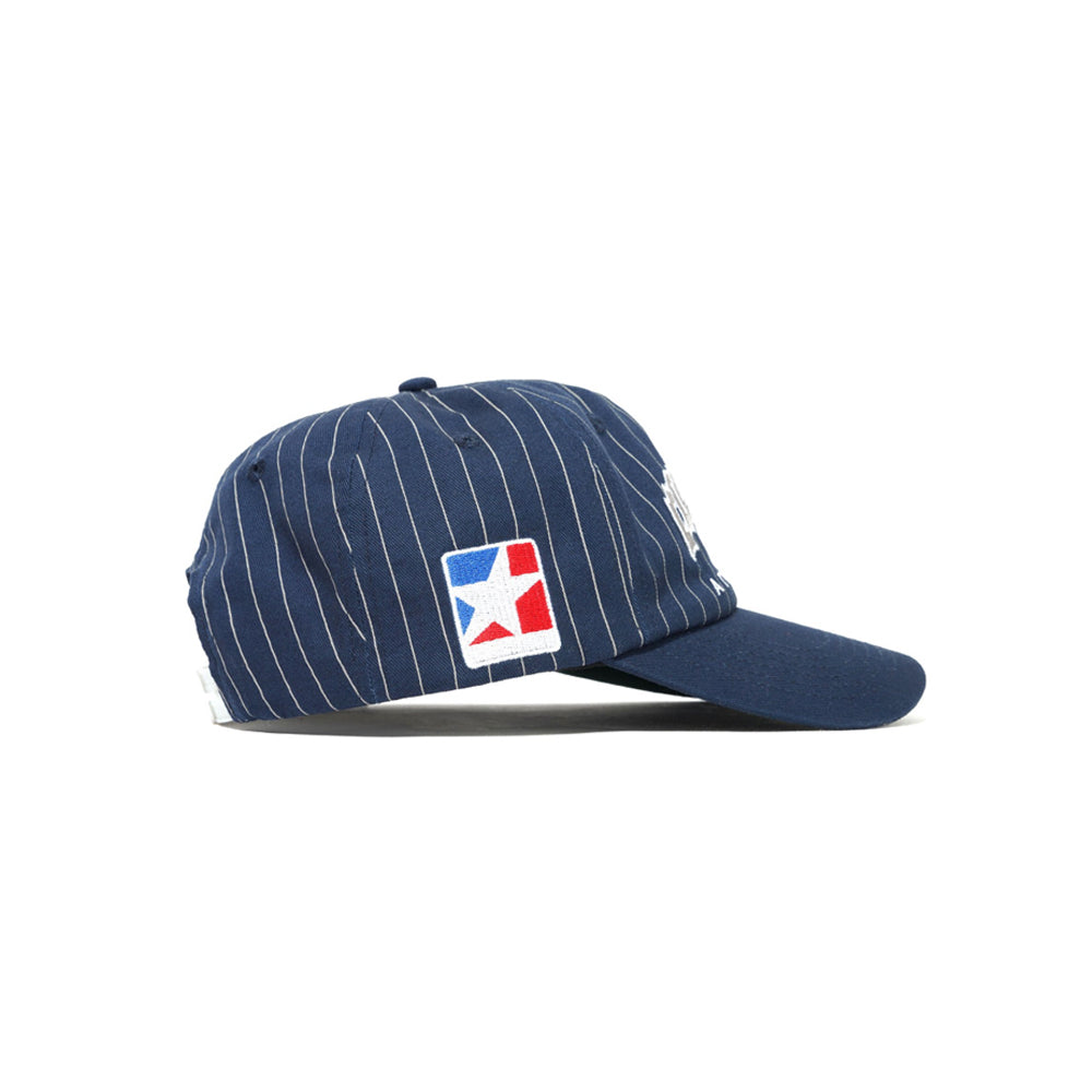 Cash Only Ballpark 6 panel cap navy side