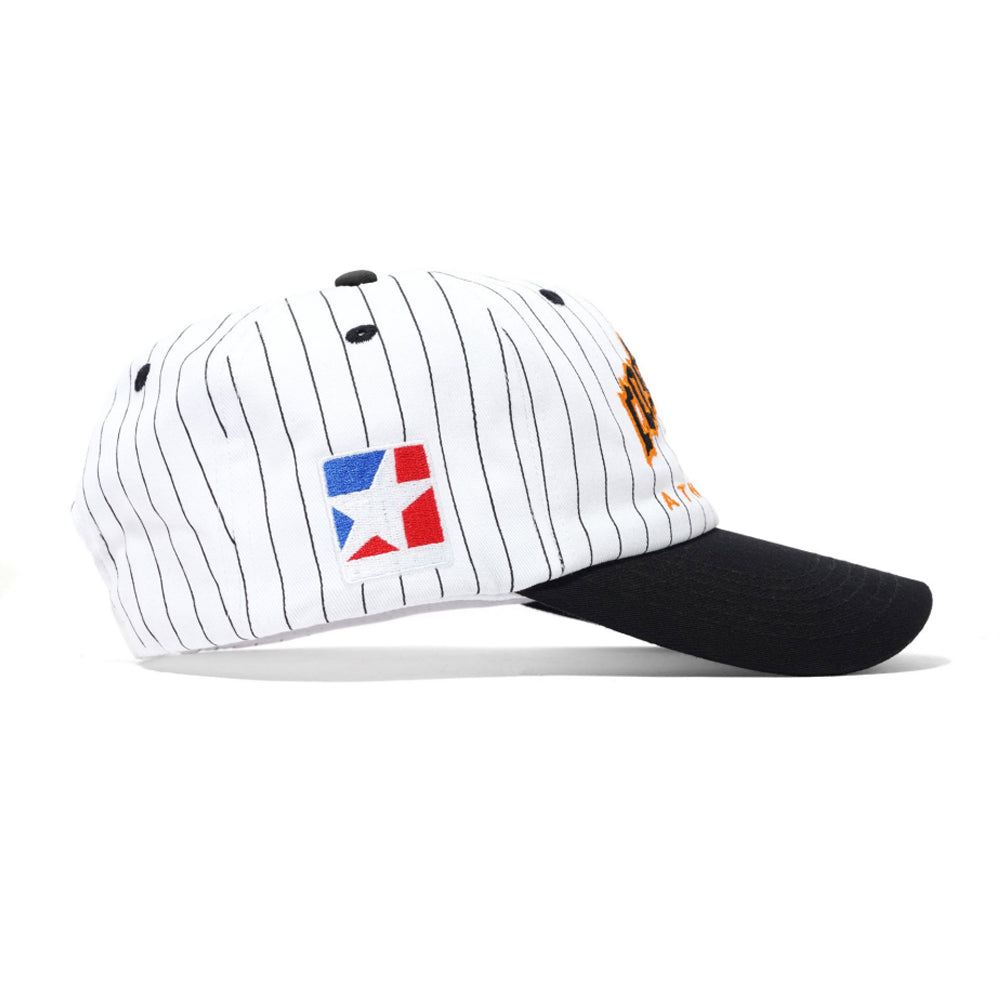 Cash Only Ballpark 6 panel cap white side