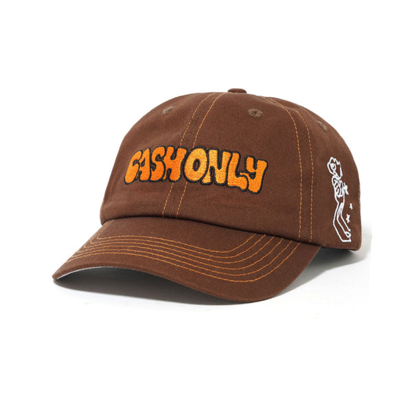 Cash Only Sketchbook 6 Panel Cap bark