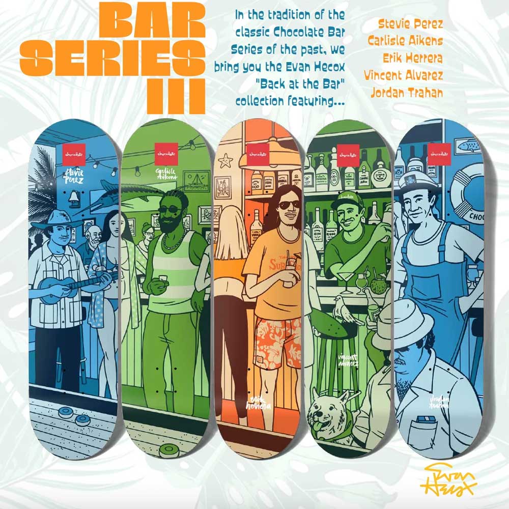 Chocolate Skateboards Bar Series III Trahan deck