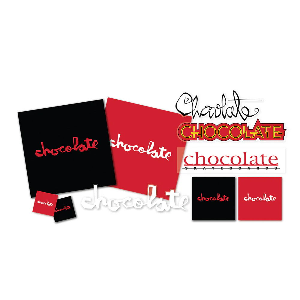 Kolache Sticker Chocolate Skateboards Heritage Sticker Pack