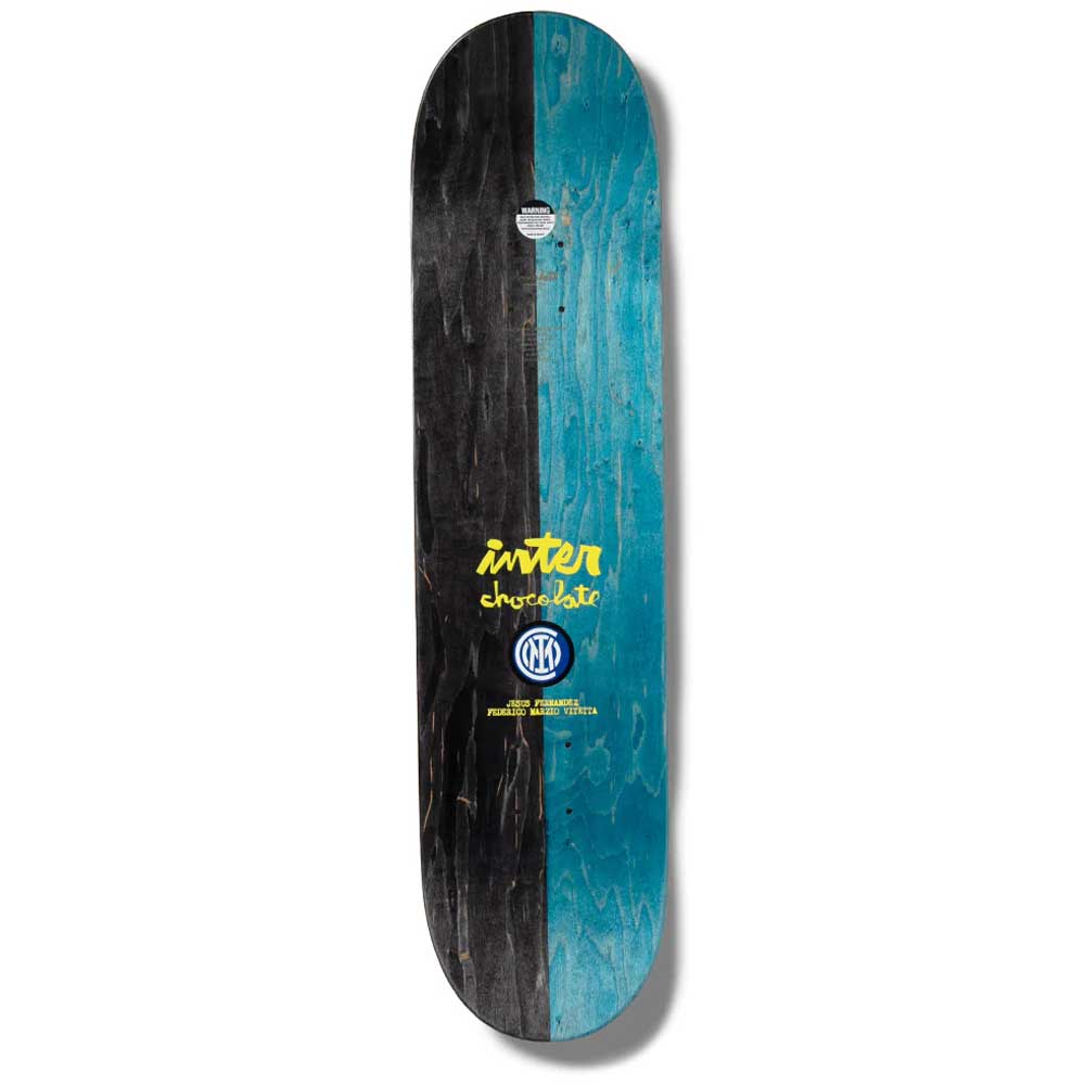 Chocolate Skateboards Fernandez Inter Milan Deck 8.25 top