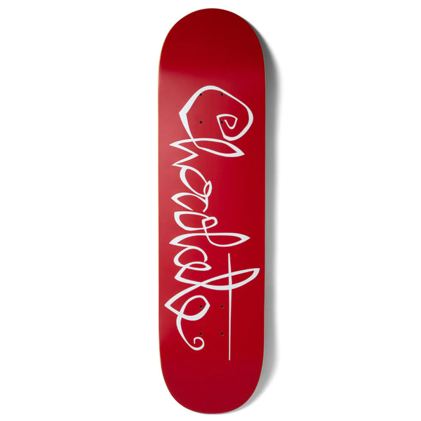 Chocolate Skateboards Stevie Perez OG Script deck