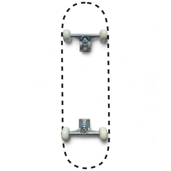 Pro Complete Skateboard Truck And Wheel Kit 8.25
