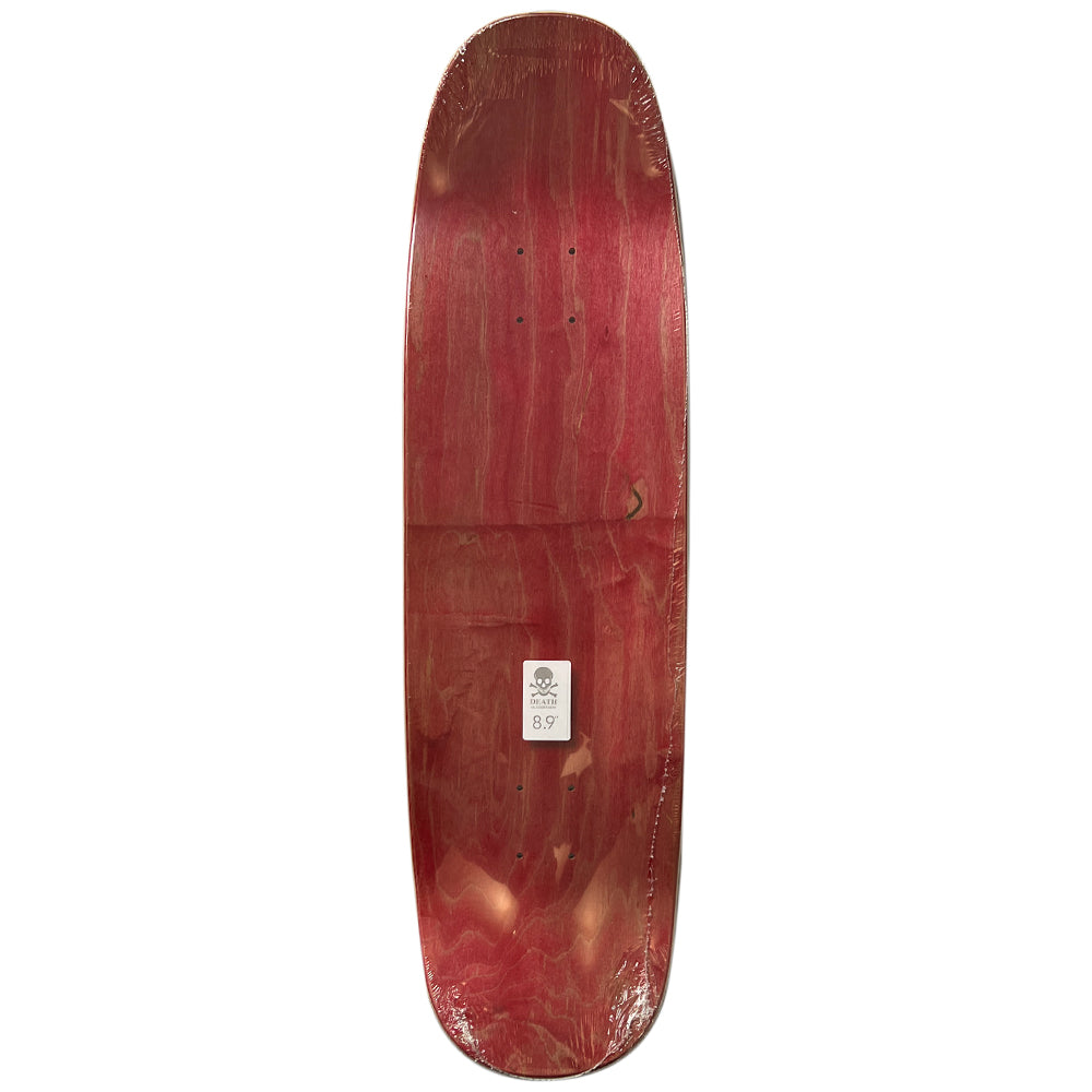 Death Skateboards Leopard Punk Hybird Shape deck top