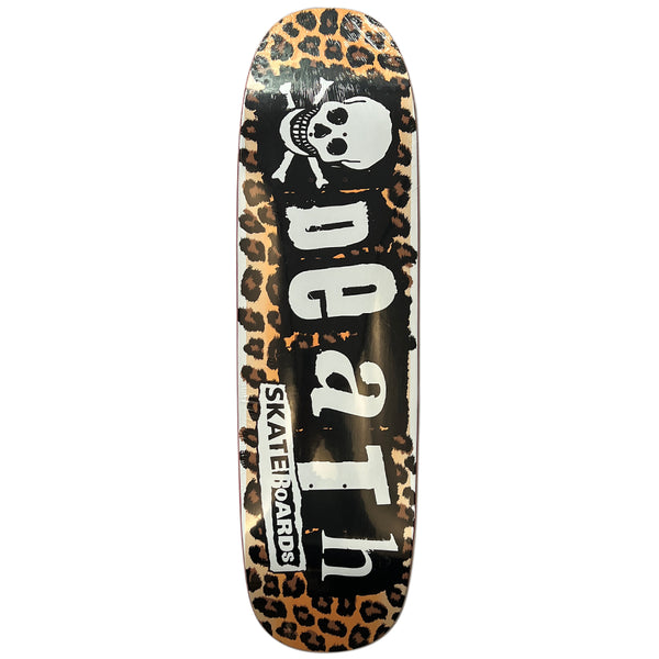 Death Skateboards Leopard Punk Hybird Shape deck