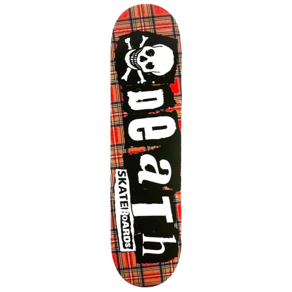 Death Skateboards Punk Tartan Deck 8.5