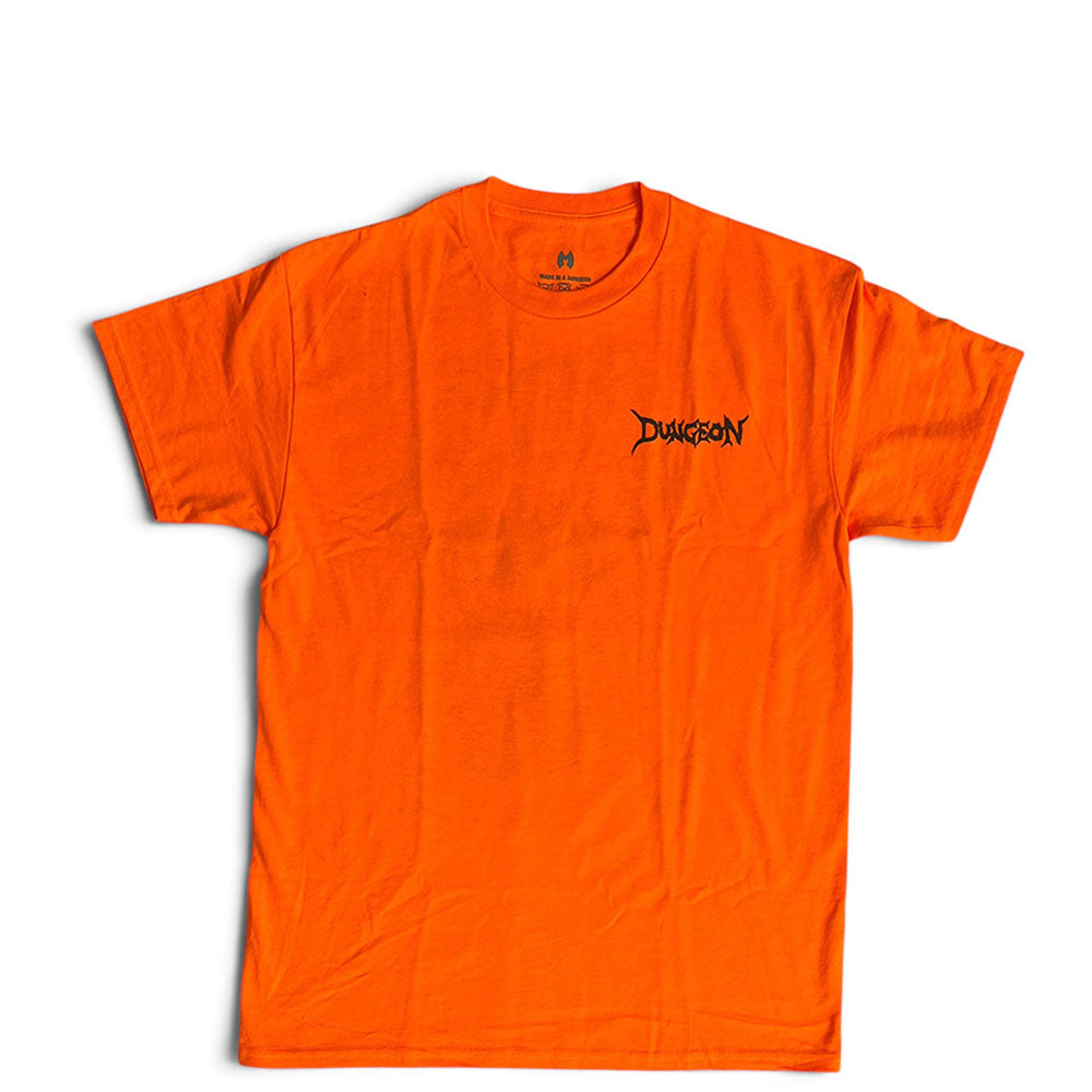 Dungeon Portcullis T-shirt safety orange
