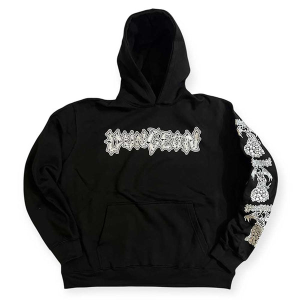Dungeon Ritual Steel Hooded Sweat Black