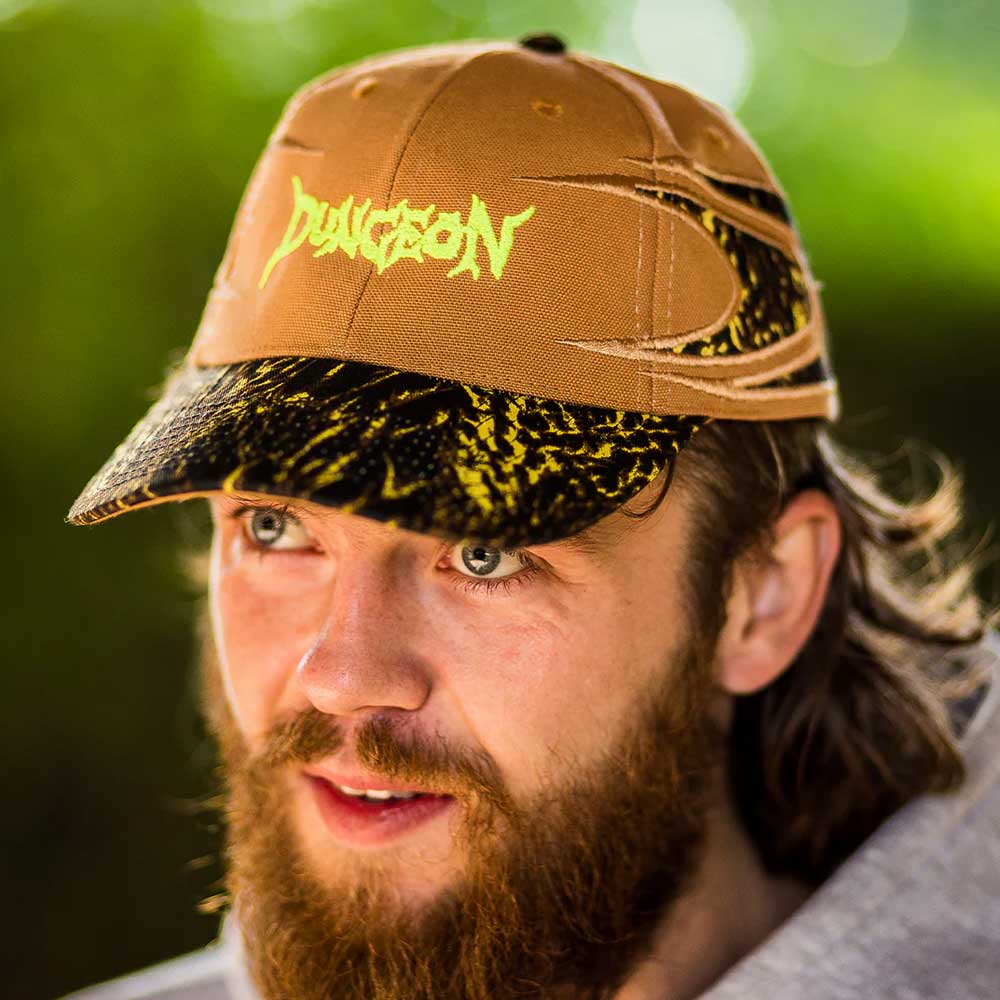 Dungeon Scrawl Logo Boomerang Duck Canvas Cap model