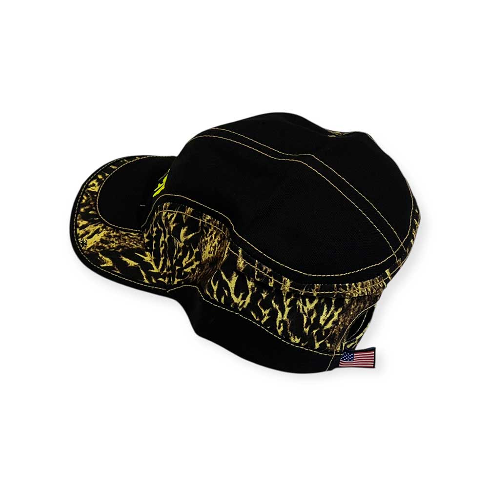 Dungeon Scrawl Logo Camo Swirl Canvas cap
