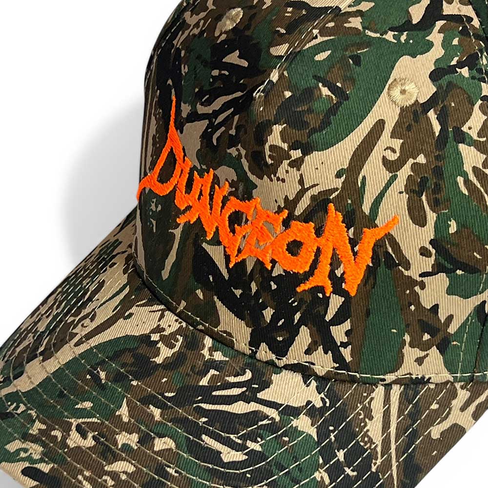 Dungeon Logo Cord Cap Forest