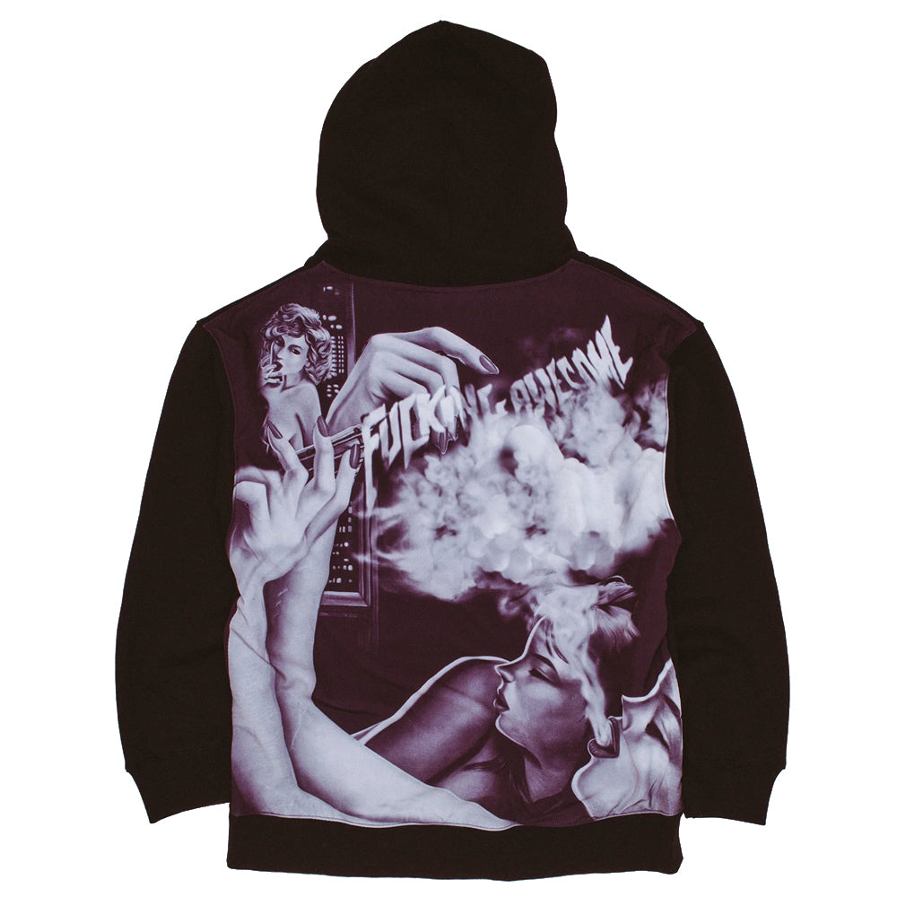 Fucking Awesome Smoke hooded sweat back