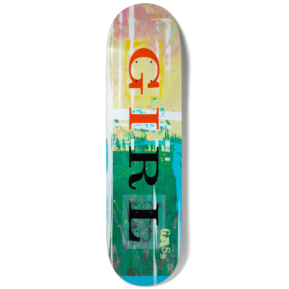 Girl Skateboards Griffin Gass Letterpress deck