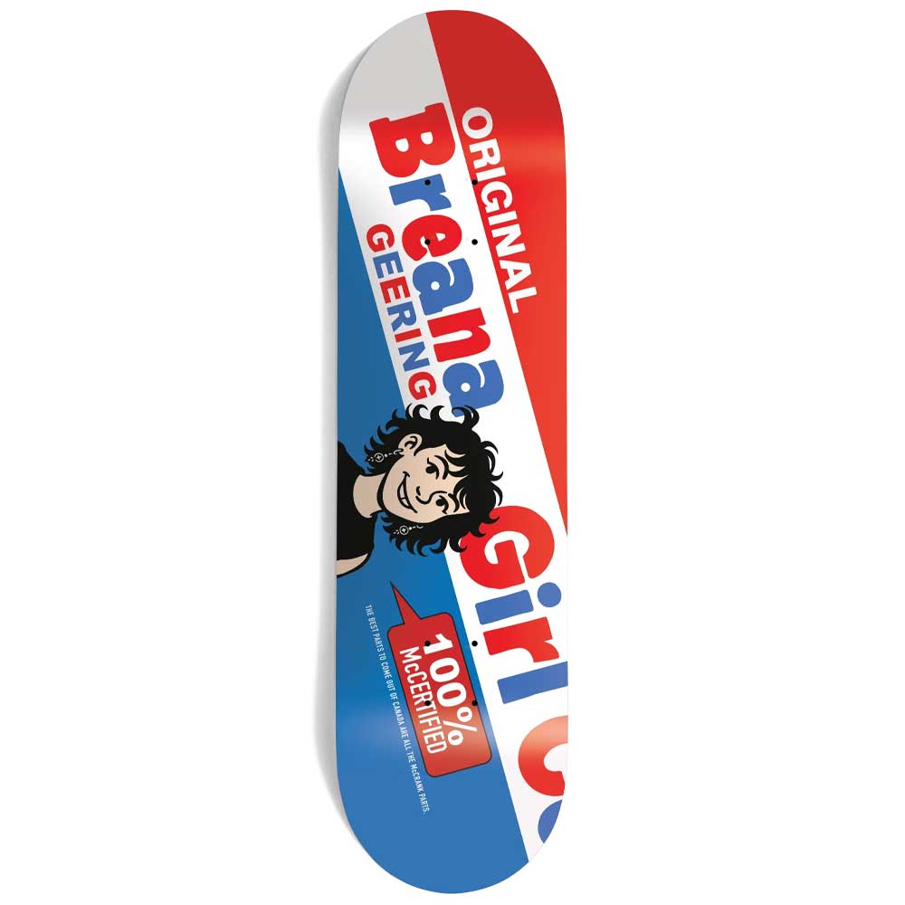 Girl Skateboards Geering Bubble Gum Twin Tip deck