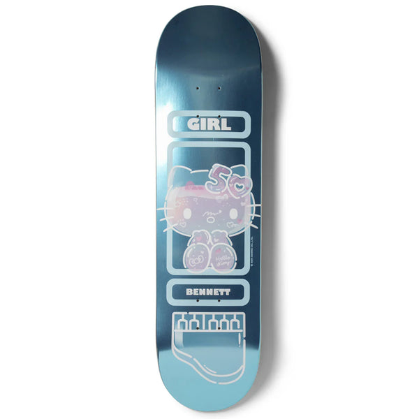 Girl Skateboards Bennett Hello Kitty 50th deck 8.25