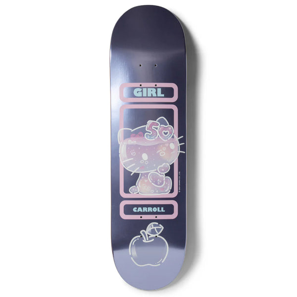 Girl Skateboards Carroll Hello Kitty 50th Twin Tip Deck 8.25