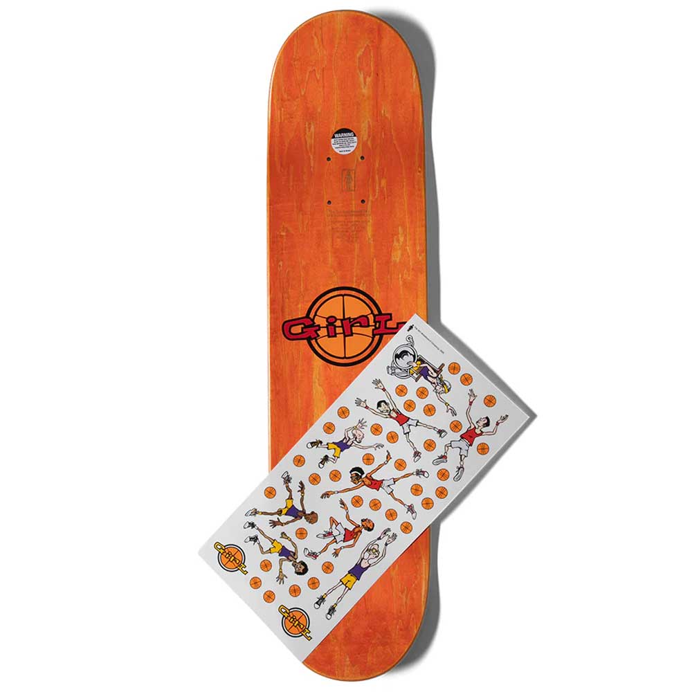 Girl Skateboards Howard Full Court Twin Tip Deck 8.25 top