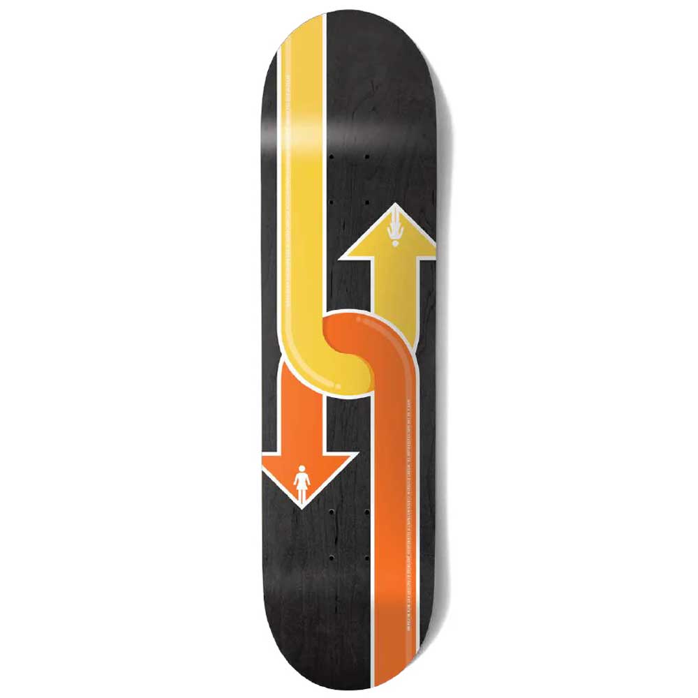 Girl Skateboards Malto Dual Directional Twin Tip Deck 8.3