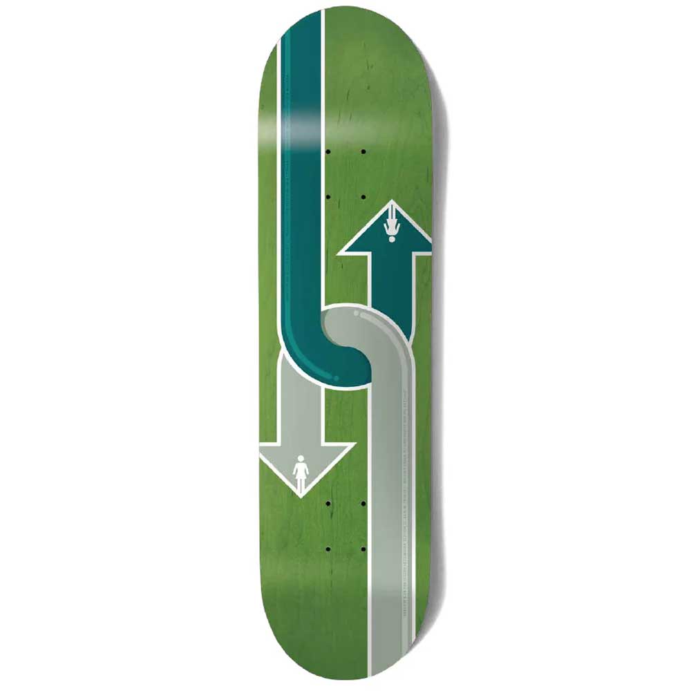 Girl Skateboards Gass Dual Directional Twin Tip deck