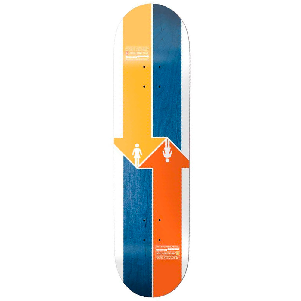Girl Skateboards McCrank Dual-Directional Twin Tip Deck 8.25