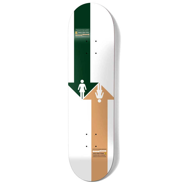 Girl Skateboards McCrank Dual-Directional Twin Tip deck