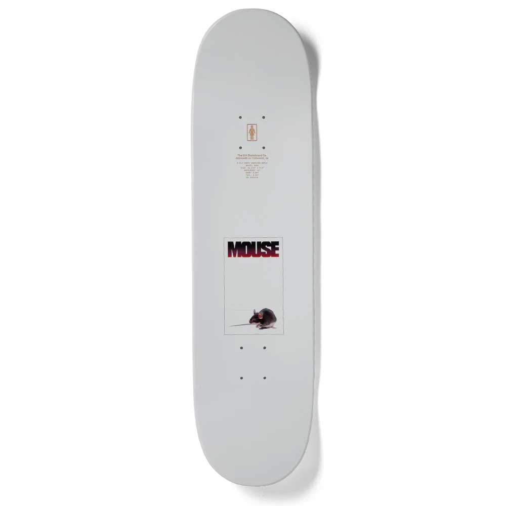 Girl Skateboards Carroll Mouse Deck 8.375" top