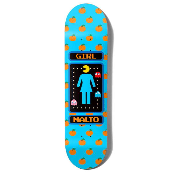 Girl Skateboards Malto Pac Man Twin Tip deck