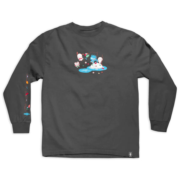 Girl Skateboards Hello Kitty And Friends Fishing Long Sleeve