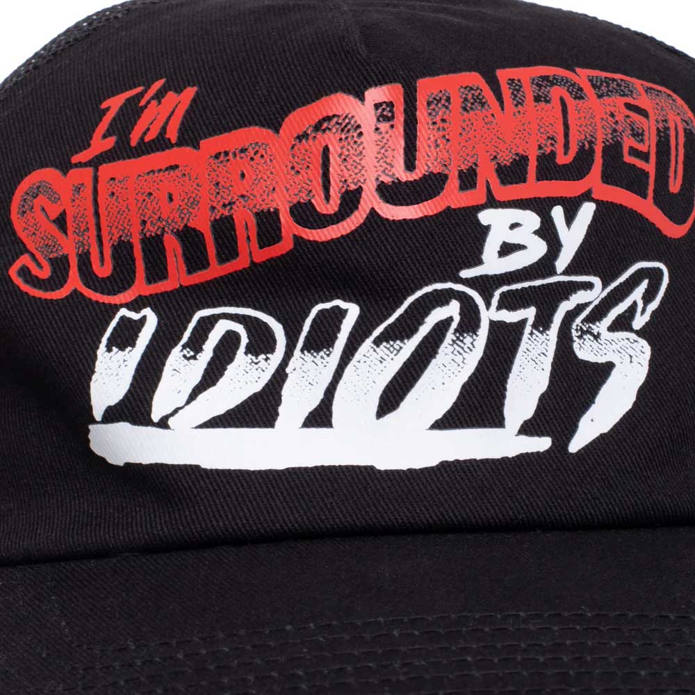 GX1000 Surrounded By Idiots Mesh Cap black front