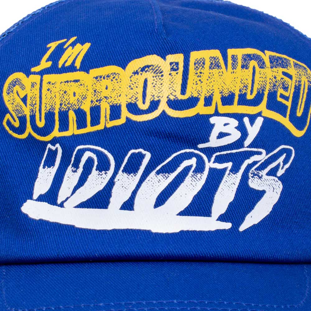 GX1000 Surrounded By Idiots Mesh Cap blue front