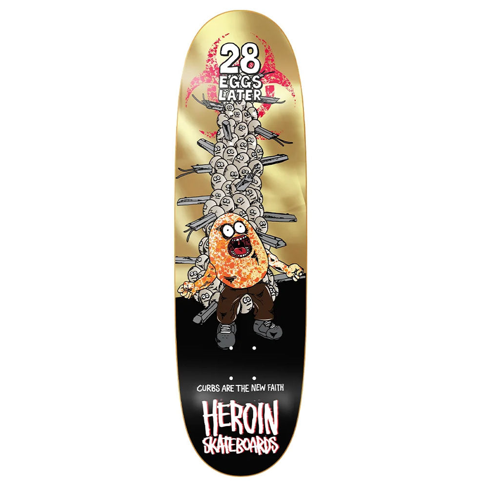Heroin Skateboards 28 Eggs Later Deck 9