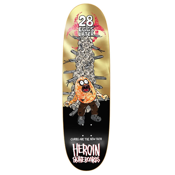 Heroin Skateboards 28 Eggs Later Deck 9