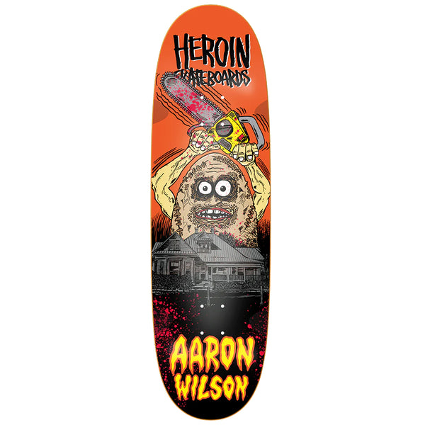 Heroin Skateboard Wilson Chainsaw Egg Symmetrical Deck