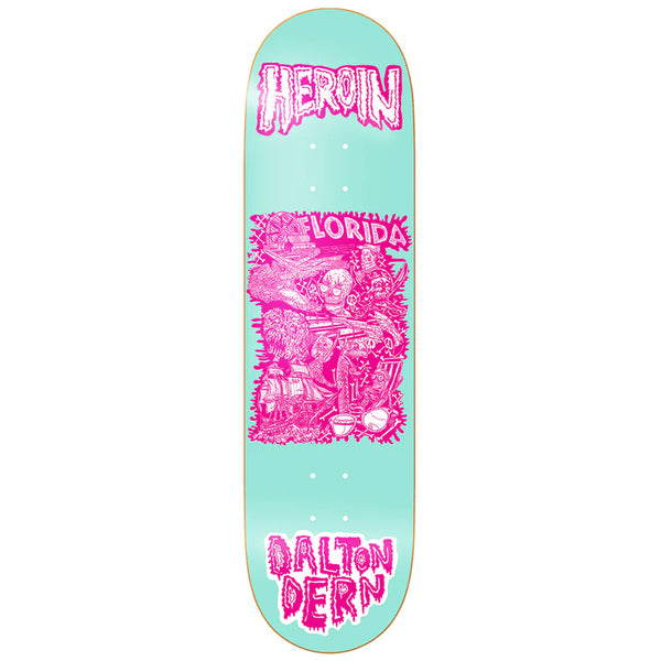Heroin Skateboards Dalton Dern Allegory Of Fear Deck
