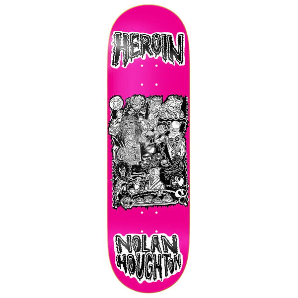 Heroin Skateboards Nolan Houghton Allegory Of Fear series deck
