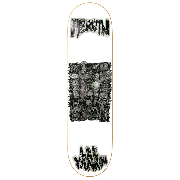 Heroin Skateboards Lee Yankou Allegory Of Fear Deck