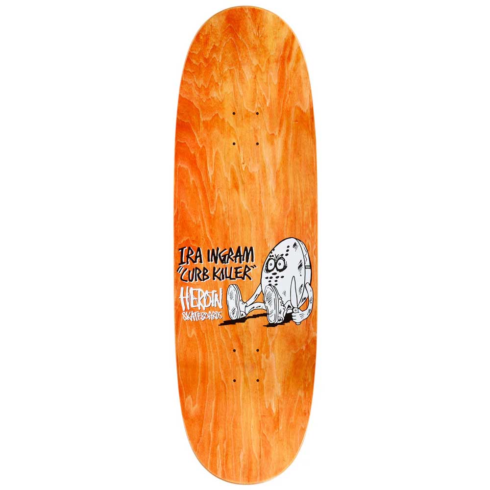 Heroin Skateboards Curb Killer 8 Deck 10 top