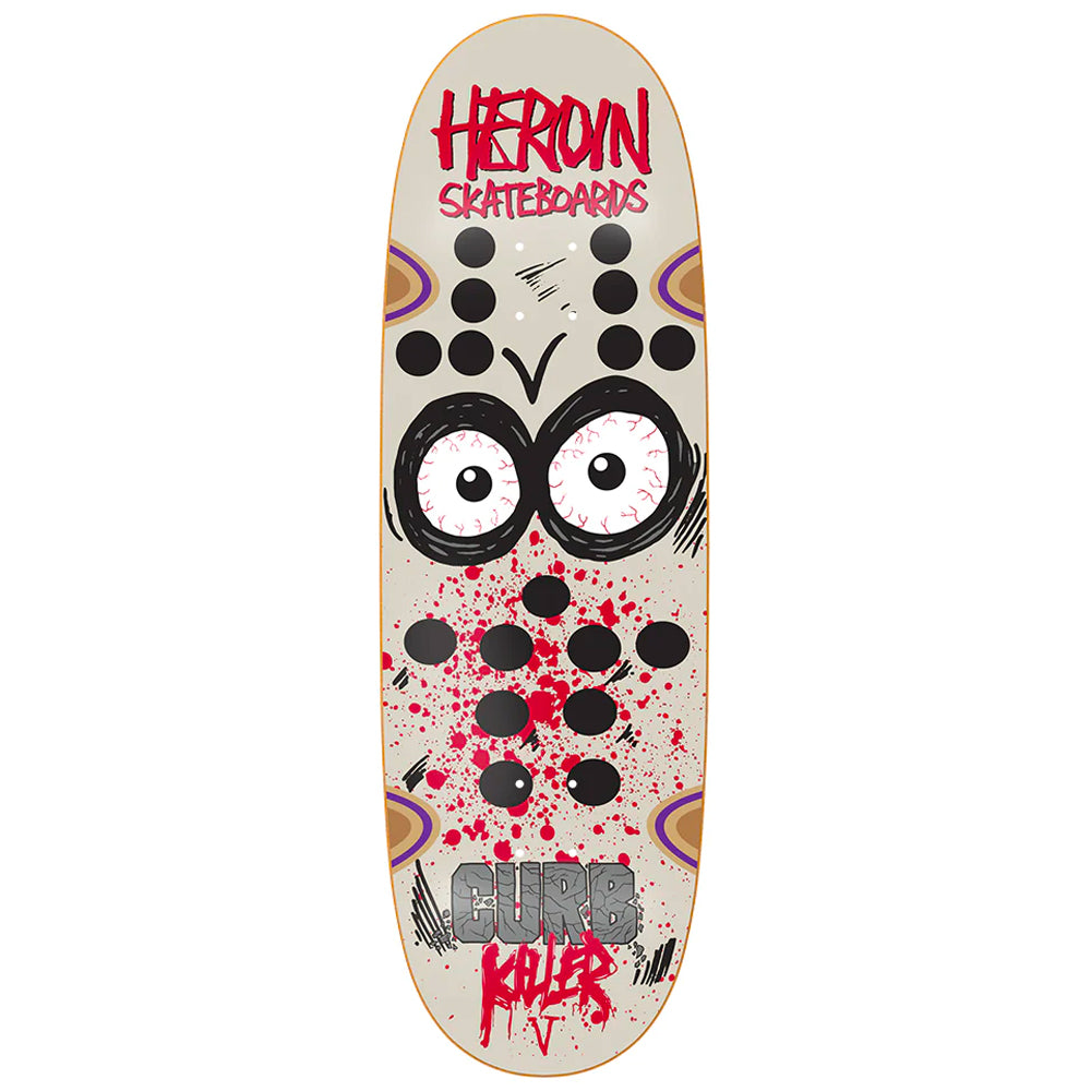 Heroin Skateboards Curb Killer Symmetrical Deck 10