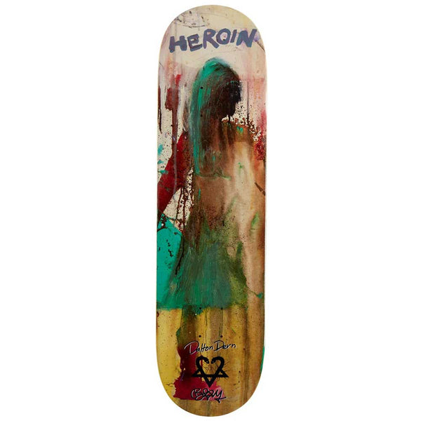Heroin Skateboards Dern X Bam Deck 8.375