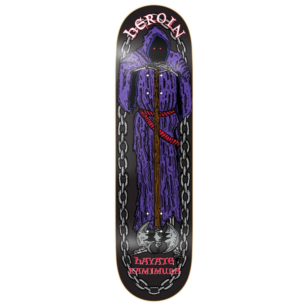 Heroin Skateboards Hayate Kock Offs 2 Axe Man Deck 8.25