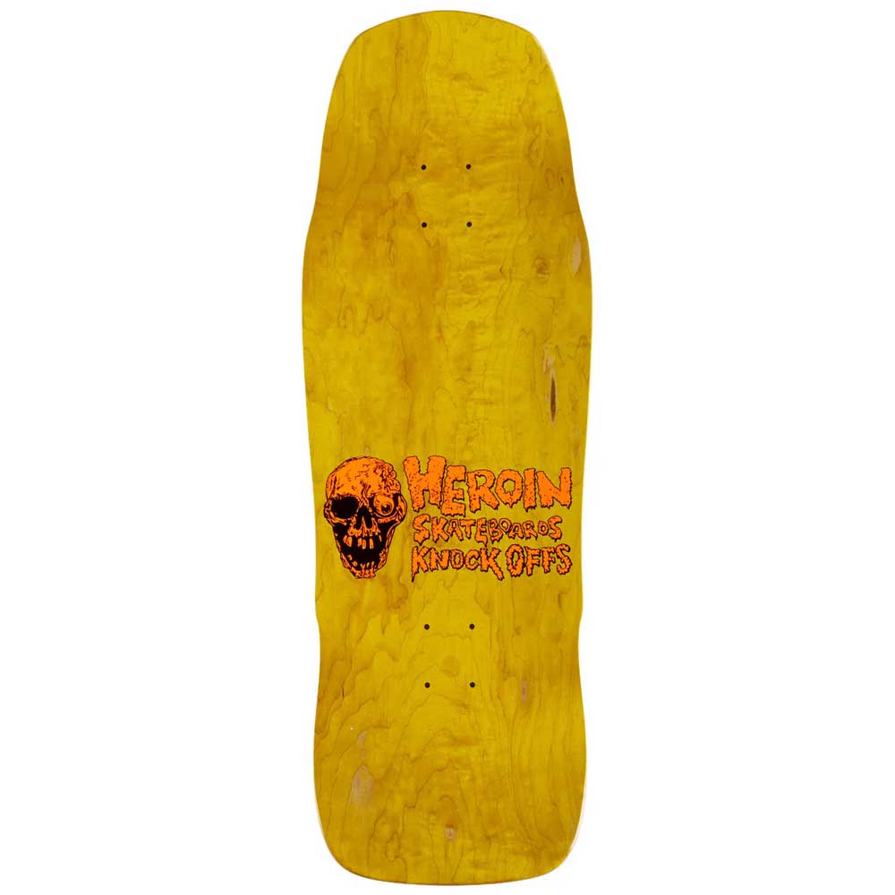 Heroin Skateboards Nolan Haughton Knock Offs deck top