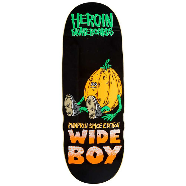 Heroin Skateboards Pumpkin Wide Boy deck