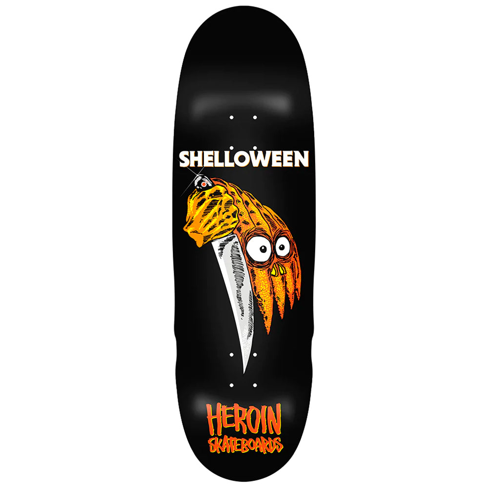 Heroin Skateboards Shelloween deck