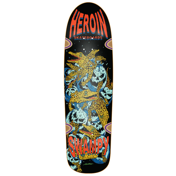 Heroin Skateboards Swampy Gators deck