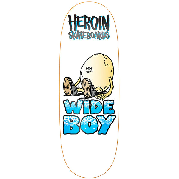 Heroin Skateboards Wide Boy Egg deck