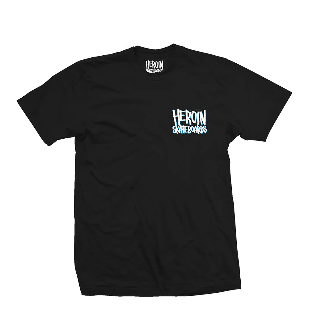 Heroin Skateboards Curb Killer Wide Boy T-Shirt front
