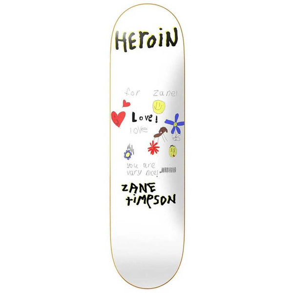 Heroin Skateboards Zane Very Nice Skateboard Deck