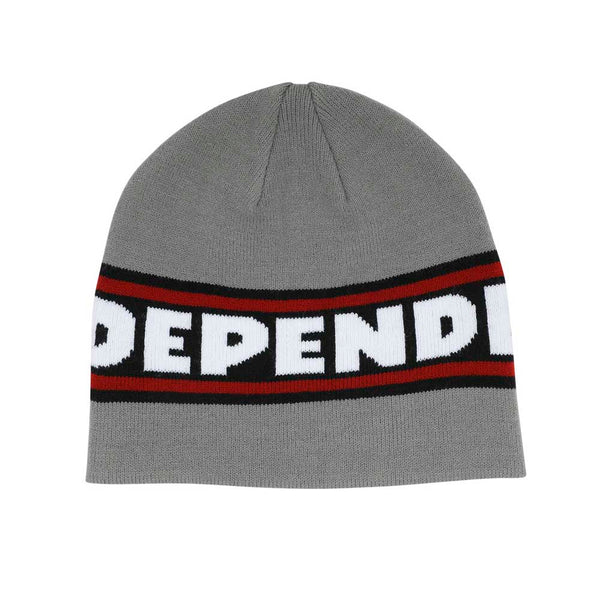 Independent Trucks Bar Logo Skully Beanie grey
